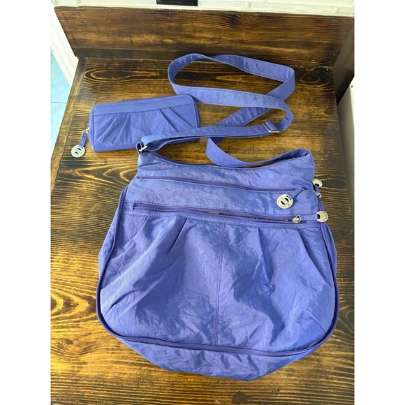 Travelon Purple/Blue‎ Crossbody And Wallet - Picture 1 of 10